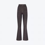 Flared Blue Denim Jeans
