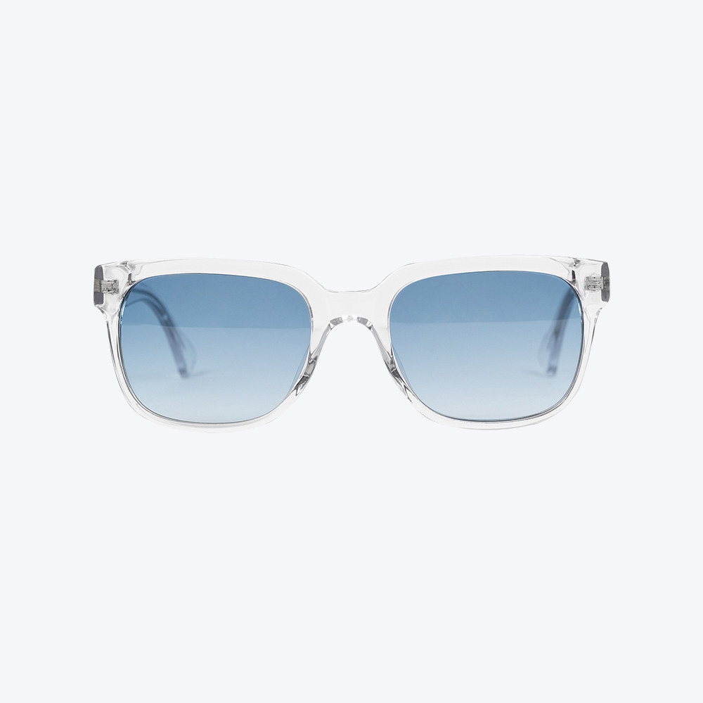 Emilio Pucci Square Acetate Sunglasses In Teal for Women