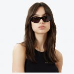 Cat-Eye Sunglasses Black - Image 2