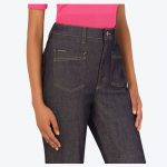 Flared Blue Denim Jeans - Image 3