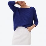 Courtney Blue Knit Jumper - Image 4