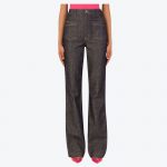 Flared Blue Denim Jeans - Image 4
